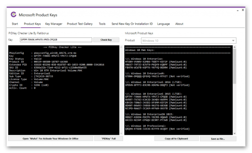 Microsoft Product Keys v2.4.0