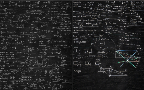 Chalk chalkboards lecture mathematics physics science