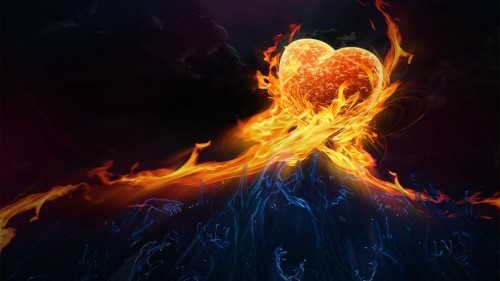 Heart in fire 1920x1080 wallpaper 1709