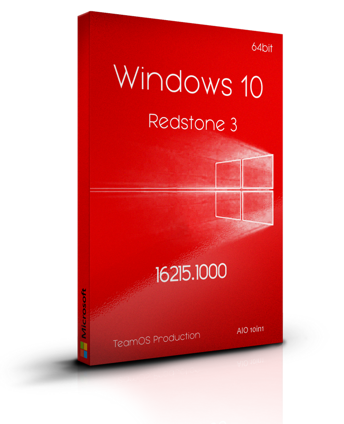 [Win] Windows 10 Redstone 3 [16215.1000] (x64/x86) AIO [10in1]-=TEAM OS=- 64
