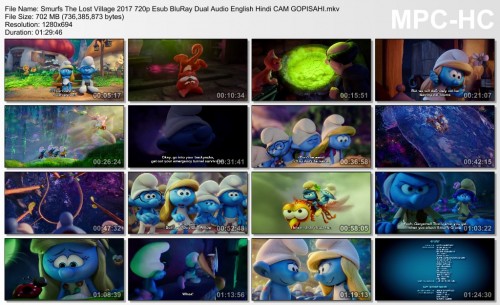 Smurfs The Lost Village 2017 720p Esub BluRay Dual Audio English Hindi CAM GOPISAHI.mkv thumbs [2017