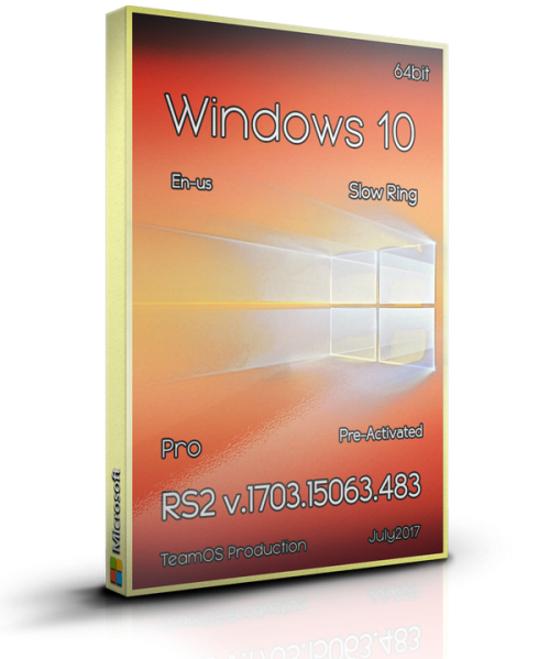 Windows 10 Pro RS2 v.1703.15063.448 (Slow Ring) En us x64