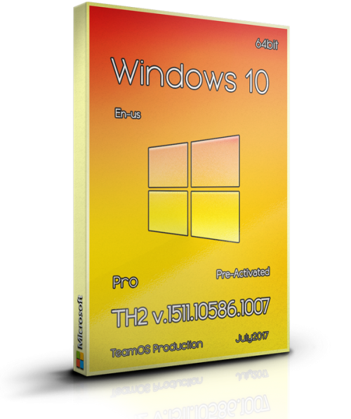 Windows 10 Pro TH2 v.1511.10586.1007 En us x64