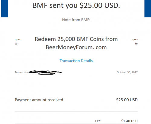 Bmf first payment