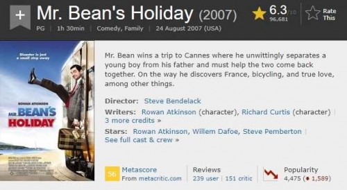 2017 11 08 08 27 23 Mr. Bean's Holiday (2007) IMDb