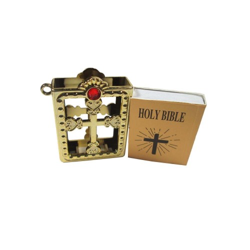 http://www.shopclues.com/christmas-special-golden-holy-bible-with-cross-sculpture-of-jesus-christ-christian-god-jesus-cross-sign-car-dashboard-130832611.html

Product Id : 130832611
Rs.199

This is really attractive and well-made statue that is made of good material. It is lovely and blessed addition to any Christian home for décor. The simple designs all around hands held together in prayer. It is finished amazingly with Jesus including authentic look. It is very lovely and peaceful item and a perfect angel to treasure for many years. It measures size is 5 x 4 x 1 (LXWXH) cm.

10 pc. Nativity set- Code-17629, Price-590/-
12 pc. Nativity set- Code-17634, Price- 1200/-
09 pc. Nativity set- Code-17628, Price- 490/-
01 pc. Last supper- Code-16148, Price-950/-

+ Shipping Cost Extra ! ( Bhopal, Indore & Gwalior Next Day delivery with premium Indian Post service, Order before 1PM)

For Order Call Now - 9713099668 ( 10 Am to 6 PM)