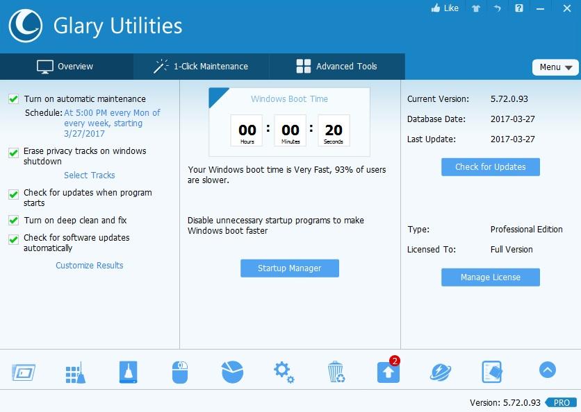 Glary Utilities Pro 5.92.119 Multilingual KNFrr