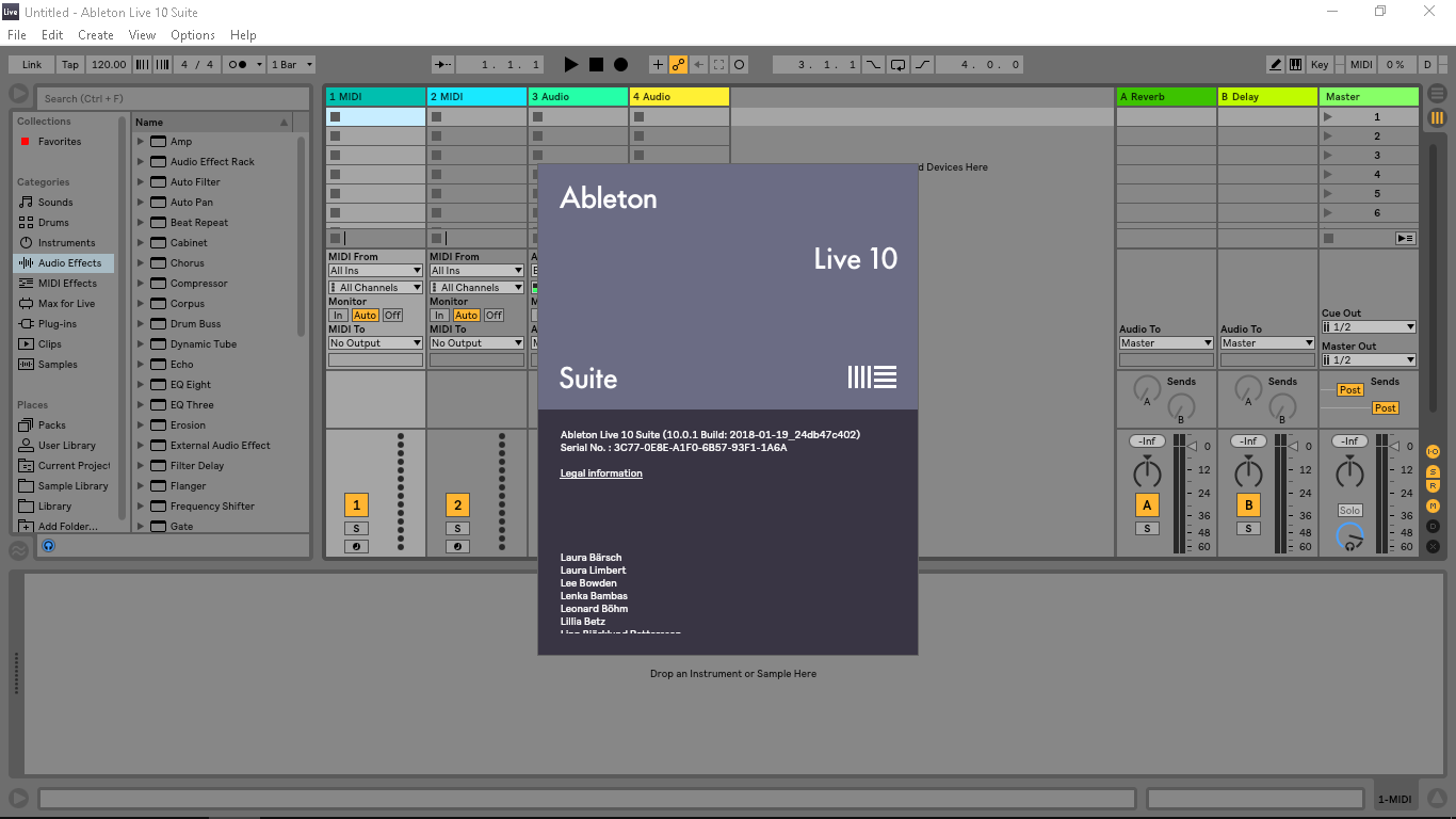 Как в ableton сохранить проект в