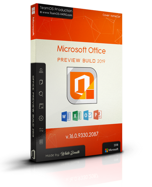 Free Download Microsoft Office 2019 Preview Build 16.0.9330.2087 (x86-x64) English
