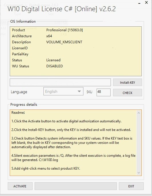 Direct Windows 10 Digital License C V2 8 0 Multilingual Team