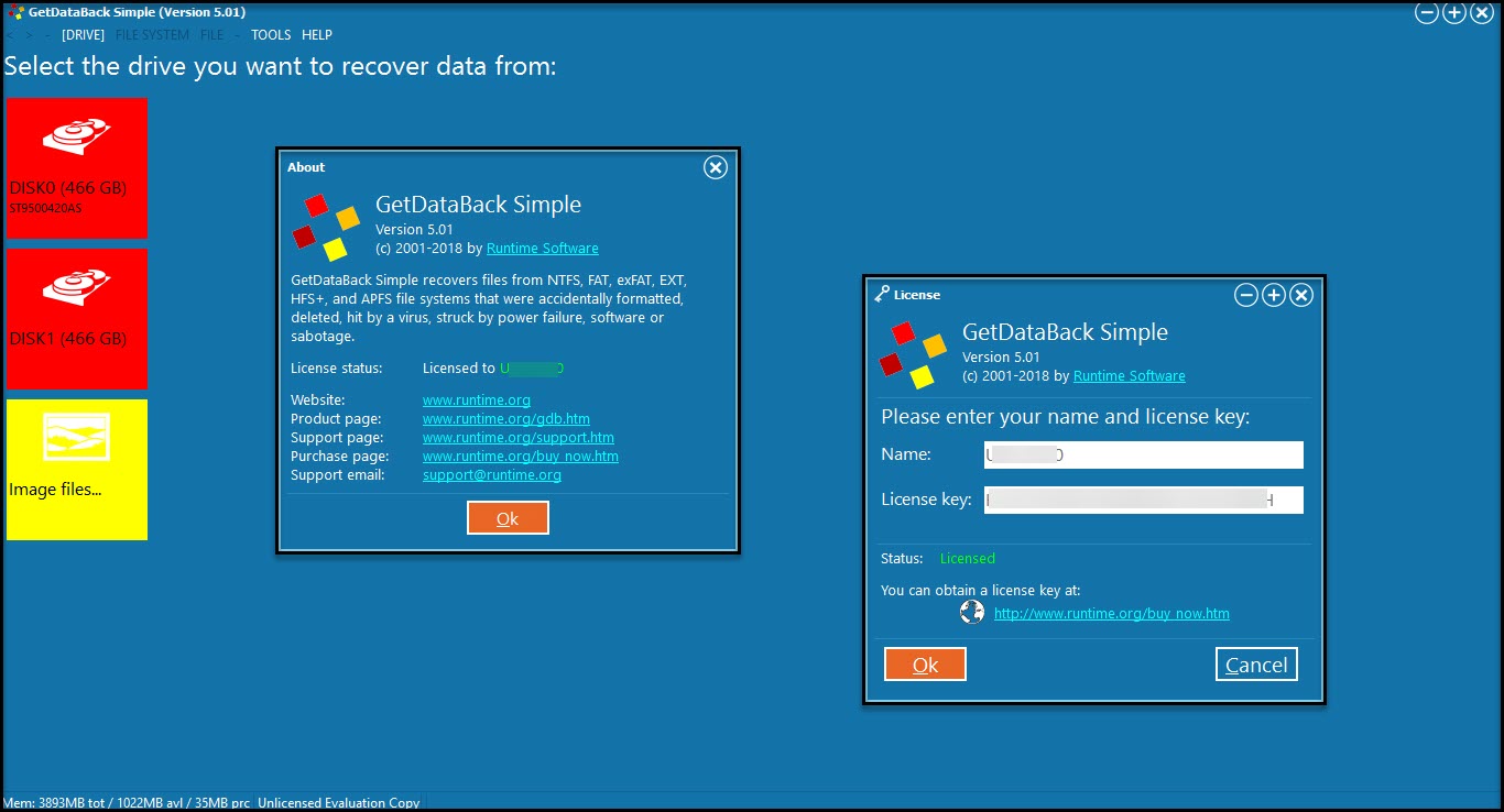 getdataback simple data recovery license key