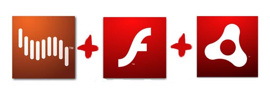 Flash 32.0. Adobe components: Flash Player. Adobe Air 3. Adobe Shockwave Player 2023. Adobe Air installer logo.