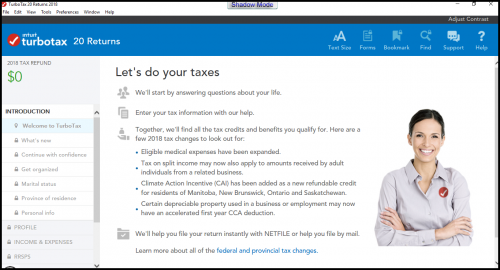 05 Intuit TurboTax Canada 2018