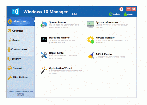 03 Yamicsoft Windows 10 Manager