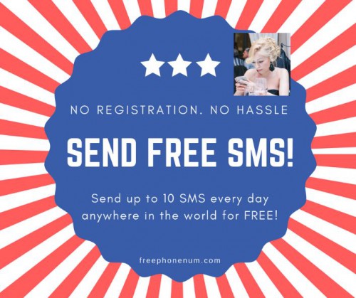 Send and Receive SMS online FREE
https://freephonenum.com
Receive SMS online from countries around the world for development test purpose. Send text/SMS message to USA and Canada numbers for free.
Receive SMS online, SMS receive free, free SMS receive
