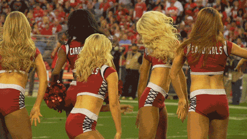NFL cheerleader GIFs Arizona Cardinals cheerleaders