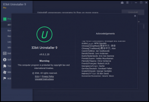 17 IObit Uninstaller Pro