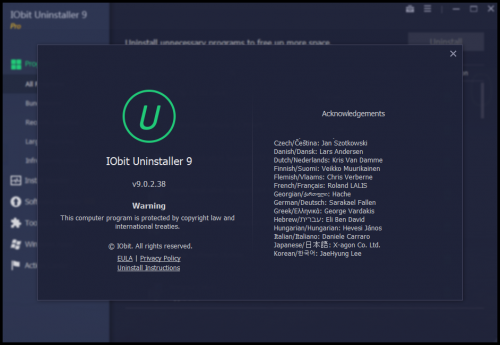 18 IObit Uninstaller Pro