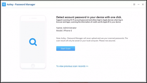 Tenorshare 4uKey Password Manager Crack Serial key