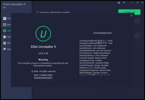 19 IObit Uninstaller Pro