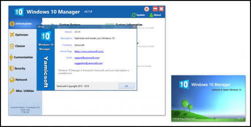 07 Yamicsoft Windows 10 Manager