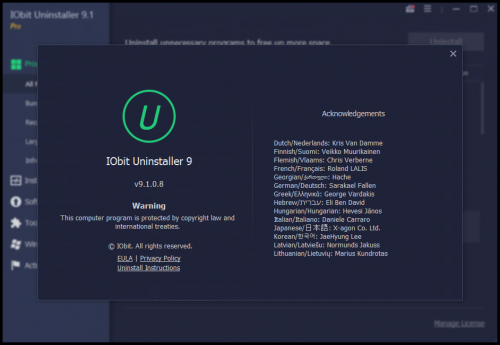 20 IOBit Uninstaller Pro