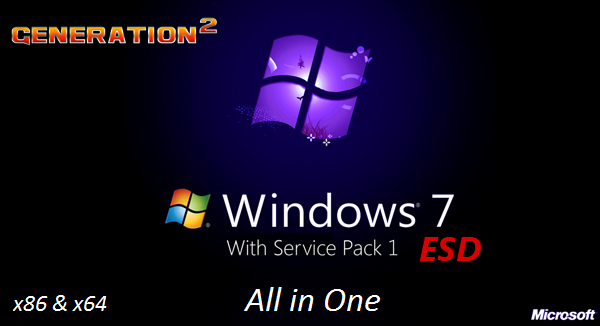 Microsoft Windows 7 SP1 AIO 22in1 ESD en-US NOV 2019 (x86/x64)