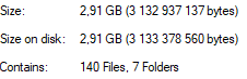 Total Folder Size