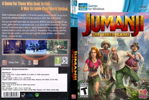 Jumanji The Video Game (2019) PC COVER 1