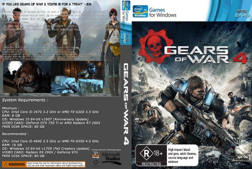 Gears Of War 4 (2016) PC COVER 1