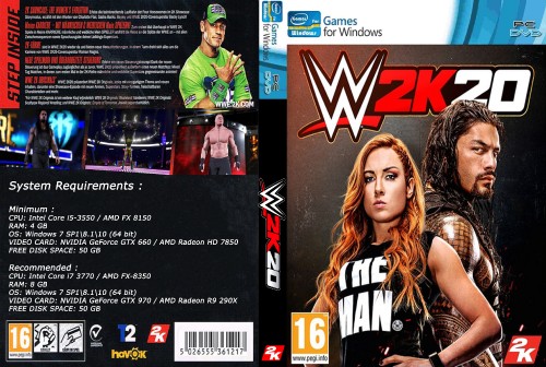WWE 2K20 (2019) PC COVER 1