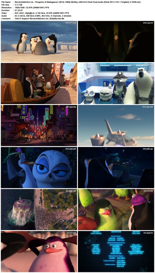 MoviezAddiction.Us Penguins of Madagascar (2014) 1080p BluRay x264 AC3 ESub Dual Audio [Hindi DD 5.1