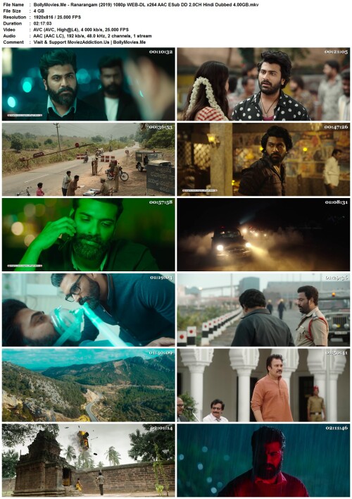 BollyMovies.Me Ranarangam (2019) 1080p WEB DL x264 AAC ESub DD 2.0CH Hindi Dubbed 4.00GB.mkv