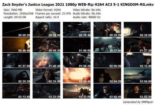 Zack Snyder's Justice League 2021 1080p WEB Rip H264 AC3 5 1 KINGDOM RG preview