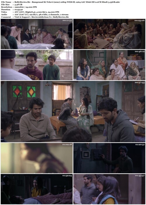 BollyMovies.Me Ramprasad Ki Tehrvi (2021) 1080p WEB DL x264 AAC ESub DD 2.0CH Hindi 3.35GB.mkv