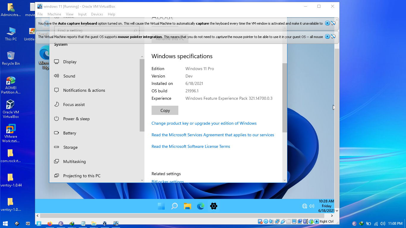 Torrent - Windows 11 Professional Dev Build 21996.1 x64 ...