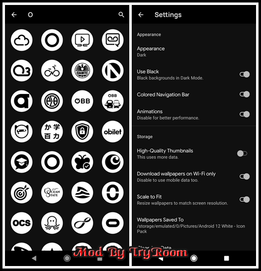 Android 12 White Icon Pack V6 2 Mod Sap Releaseapk