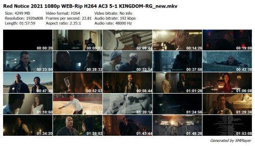 Red Notice 2021 1080p WEB Rip H264 AC3 5 1 KINGDOM RG new preview