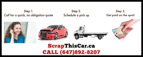 Cash for Scrap Cars companies will be able to scrap cars that are damaged, beyond repair, not running, and without a certificate. Many people find that the cost of running a car just becomes unmanageable and the car falls into a bad state of repair and no longer runs and it ends up stuck on a driveway. Sometimes the only way you can get rid of a vehicle like this is to use scarp my car for cash companies as you are unlikely to find a private buyer.

Scarp my car companies may offer a number of services including car scrapping, vehicle recycling, vehicle recovery services, and buying cars for cash. Most scarp my car for cash companies will use the parts out of the scarp car and sell these on to make a profit. The price you get for your vehicle from a scrap my car service will depend on the age of the vehicle, the condition, and how many working parts it has. Cash for Scrap Cars companies should handle scrap vehicles in a responsible way and should have recycling centers where transmission and engine fluids are drained, glass is removed and tires are recycled to be environmentally friendly.

FOR MORE INFO - https://www.scrapthiscar.ca/

https://reptileclassifieds.ca/ads/Toronto-Scrap-Car-Removal-3721