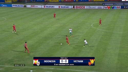 AFF Suzuki Cup 2020 Group B MD4 Indonesia v Vietnam 1st Half
