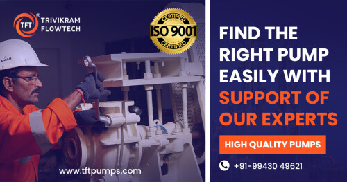 Find here various types of industrial pumps. Find the right pump easily with the support of our experts. We'll determine the right pump tech for your needs & connect you with the suppliers! Free Expert Advice. Professional Use.

Enquire Now at +91-9943049621

https://tftpumps.com/products/