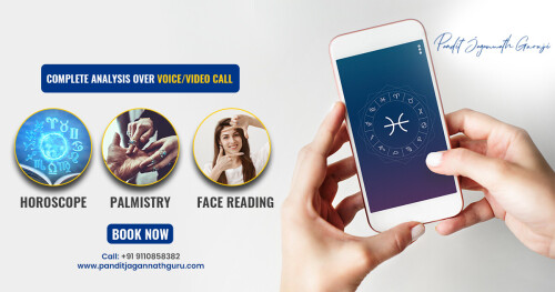 Call/Chat with the best astrologer in India - Pandit Jagannath Guruji. Consult with India's #1 face reader, palm & horoscope reader on a single platform. Call Now.

Book Appointment. +91 9110858382

https://www.panditjagannathguru.com