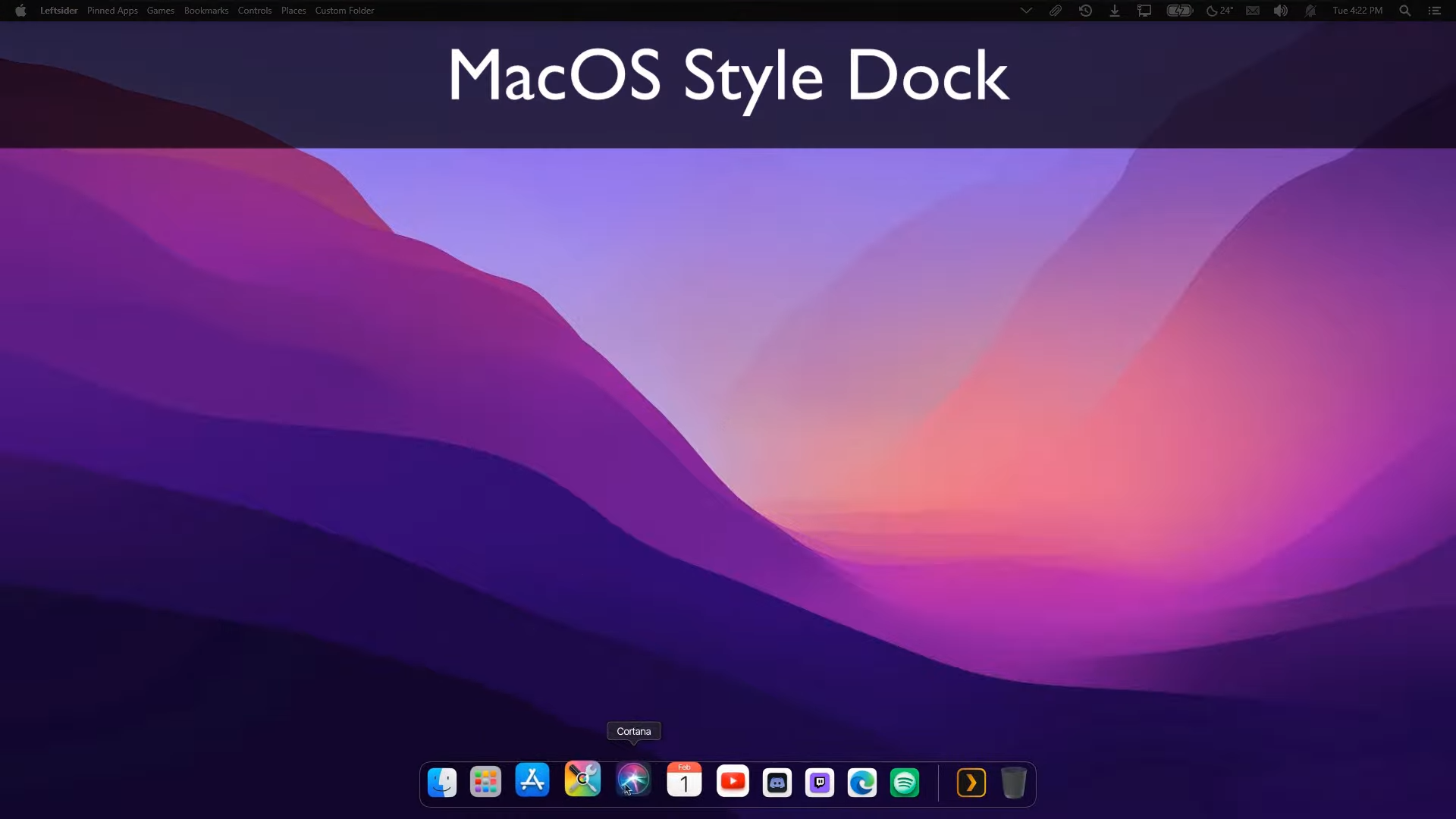 Windows 11 : MacOS Monterey Edition 64bit