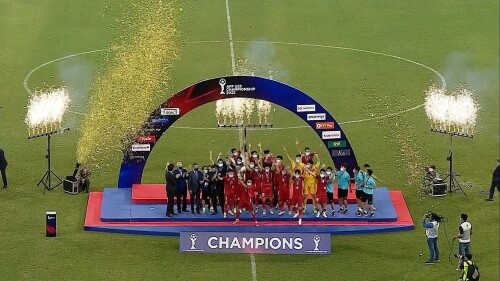 AFF U23 Championship 2022 Final Thailand v Vietnam FEED.ts 20220227 155122.114