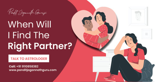 When Will I Find the Right Partner?

Talk to an astrologer, get your detailed love advice to make genuine connections with the help of a professional. Get your free horoscope that will reveal how to make your love life flourish.

Enquire today at +91 9110858382

www.panditjagannathguru.com