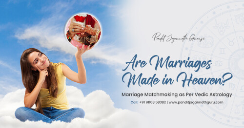 Are Marriages made in Heaven?

Find out your best match and partner as per Vedic astrology. Live a better life with a good partner. 100% Guaranteed Solutions. Call our astrologer for all your problems.

Call today at +91 9110858382

https://www.panditjagannathguru.com