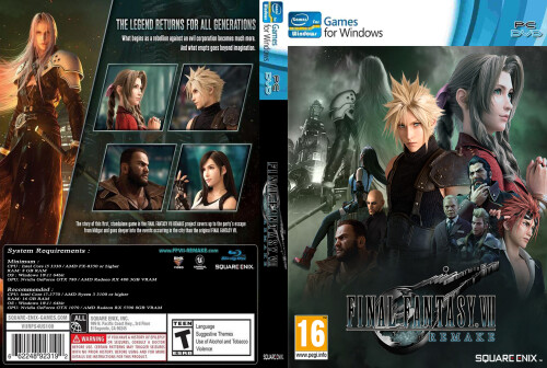 Final Fantasy VII Remake (2021) PC COVER 2