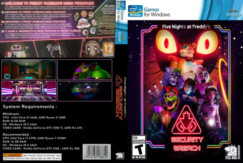 Five Nights at Freddy's Security Breach (2021) PC COVER 1