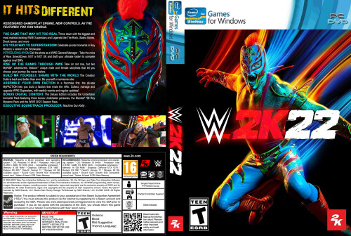 WWE 2K22 (2022) PC COVER 2