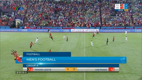 SEA Games 31 Men's Football Gr A MD5 Vietnam v Timor Leste 1st Half.ts 20220517 003554.633